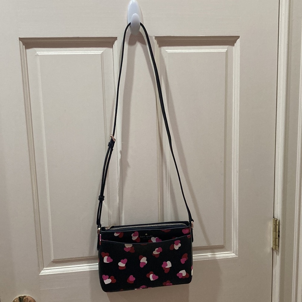 Kate Spade Flutter Hearts Crossbody Purse Bag - Picture 12 of 13
